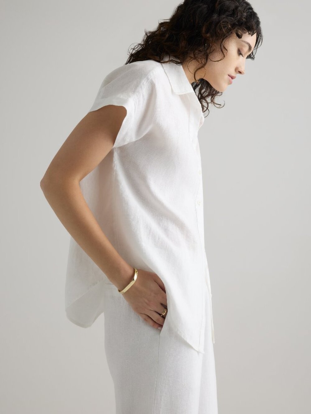 100% European Linen Camp Shirt* - Picture 3 of 11
